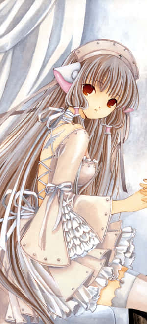 Chobits baggrund — Pixel 9a Wallpapers