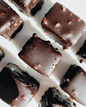 Chokolade set oppefra tapet. — 4:5 Wallpapers
