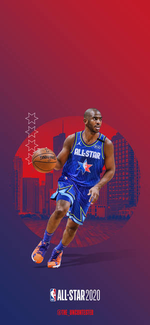 Chris Paul all-star trøje baggrundsbillede — iPhone 15 Plus Wallpapers