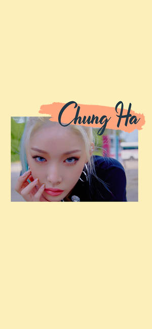 Chungha fan art baggrund — iPhone 17 Wallpapers