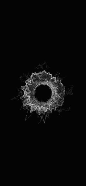 Mørkt hul minimal mørk iPhone — Galaxy S22 Ultra Wallpapers