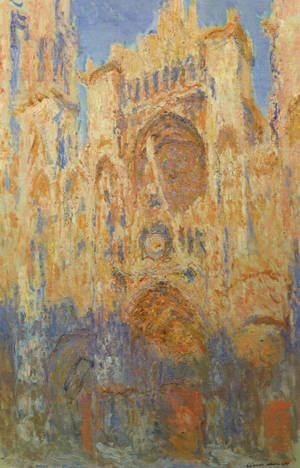 Claude Monet Rouen Katedral tapet — Lenovo Legion Y700 AI Wallpapers