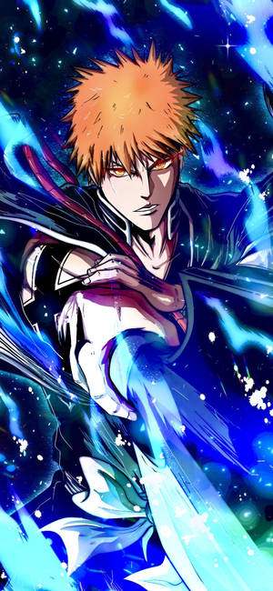Cool Anime Telefon Ichigo Kurosaki — Nothing Phone (2) Wallpapers