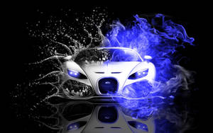 Cool bil Bugatti Veyron tapet — Seje biler GIF Wallpapers