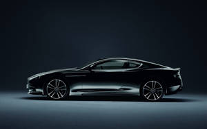 Cool bil sort Aston baggrund — Seje biler GIF Wallpapers