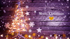 Et miljøvenligt og cool julebordskrivebordsfoto — Hyggelig julestemning Wallpapers
