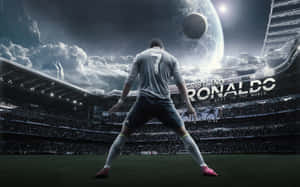 Cristiano Ronaldo fejrer et mål på banen — Cristiano ronaldo Wallpapers