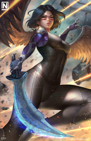 Damascus Blade Alita: Battle Angel tapet — Honor MagicPad 3 Pro 12.3 Wallpapers