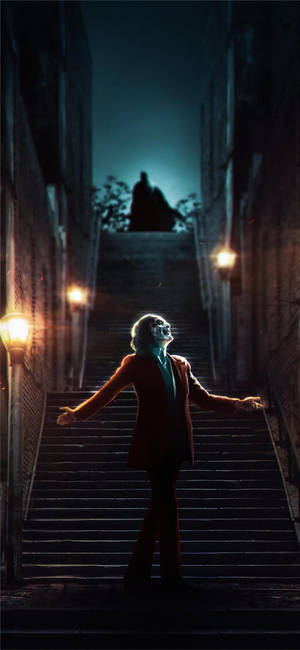 Dansescene fra filmen Joker 2019 baggrundsbillede — Pixel 9 Pro Wallpapers