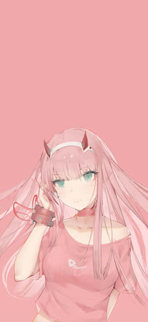 Zero Two baggrund — Redmi Turbo 4 Pro Wallpapers