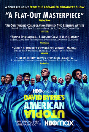 David Byrne American Utopia 2020 Plakat — Huawei MatePad Wallpapers