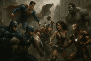 Batman, Superman, Iron Man, Captain America Baggrund, Thor Baggrund, Marvel Æstetisk Baggrund, DC Comics Baggrund, Superhelte Baggrund