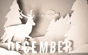 December Måned Kunst baggrund. — 16:10 Wallpapers