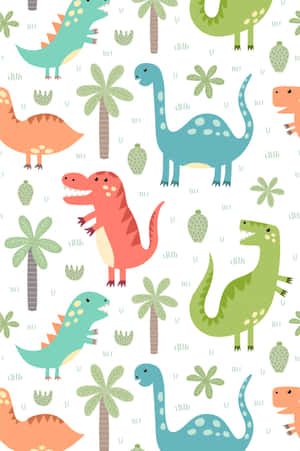 Dejlig dinosaurfest i junglen