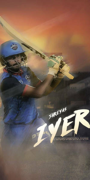 Delhi Capitals Iyer tapet — 18:9 Wallpapers