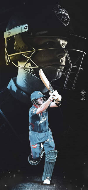 Delhi Capitals Steve Smith tapet — iPhone 15 Pro Wallpapers