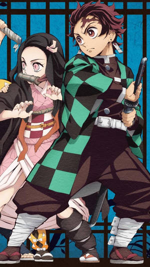 Demon Slayer Telefonbeskyttelse — Djævlejæger Wallpapers