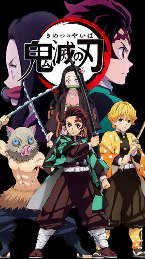 Demon Slayer Telefon 4 Allieret — Djævlejæger Wallpapers