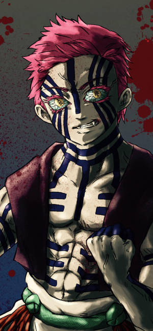 Demon Slayer Telefon Akaza — Galaxy S25 Edge Wallpapers