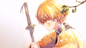 Demon Slayer Zenitsu i sollys — Dæmonjæger zenitsu Wallpapers