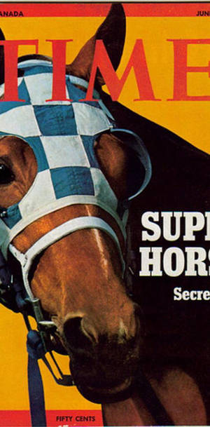 Den legendariske Secretariat i fuld galop — 18:9 Wallpapers