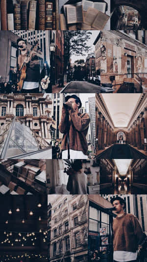 Harry Styles Collage — Mørk akademisk æstetik Wallpapers