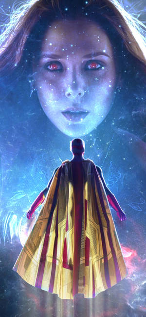 WandaVision rumkunst wallpaper. — iPhone 11 Pro Wallpapers