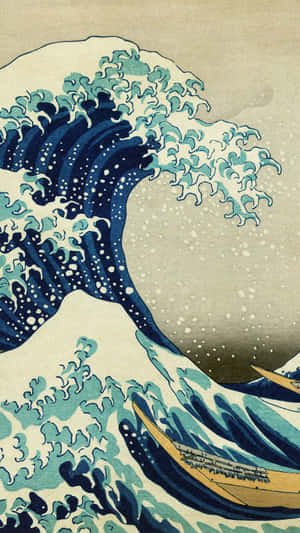 Bølge iPhone — Japansk bølge Wallpapers