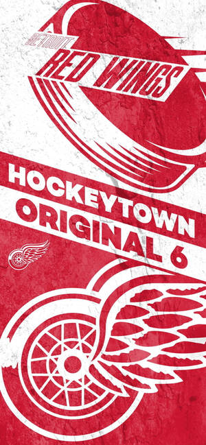 Detroit Red Wings Hockey Town tapet — iPhone 17 Wallpapers