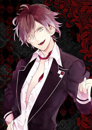 Diabolik Lovers Ayato rød plakat tapet — OnePlus Pad Go 2 Wallpapers