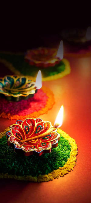 Diwali olielamper tapet — iPhone 16 Plus Wallpapers
