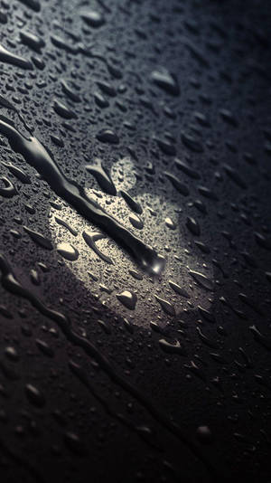 Dråber på Apple-logo iPhone SE — iPhone Se Wallpapers