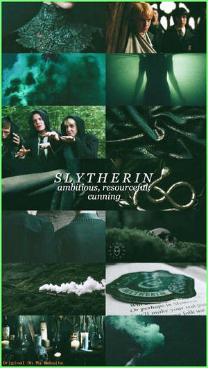 Draco Malfoy æstetisk Slytherin — Skrivebords-GIF Wallpapers