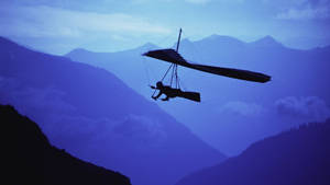 Drageflyvning ved solopgang i Blue Mountains — Bjerge Wallpapers