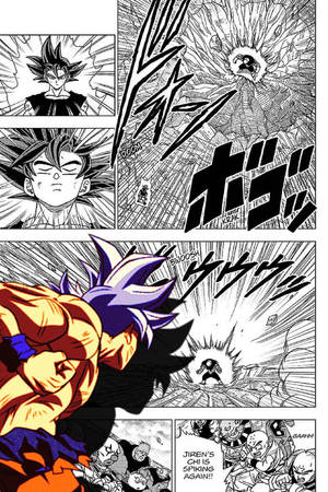 Dragon Ball Mangapanel-baggrund — Manga panel Wallpapers