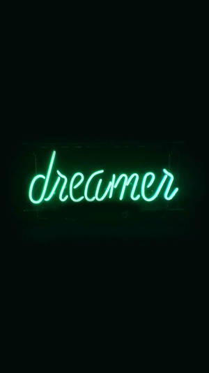 Dreamer Neon Grøn Æstetik