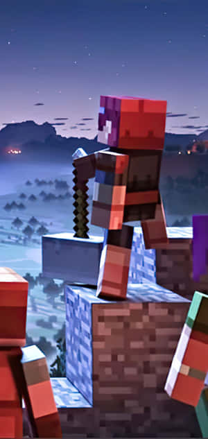 Pixel 3 Minecraft Baggrund — Vivo T5x Wallpapers