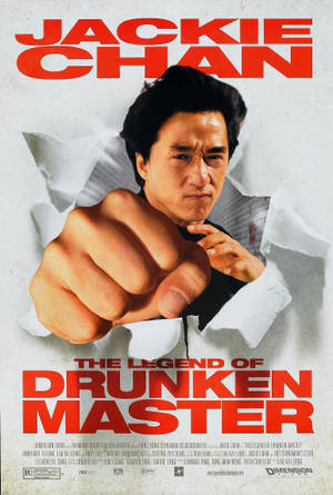 Dynamisk Jackie Chan Spotlight - Filmplakatkunst — Huawei MatePad 11.5 S (2025) Wallpapers
