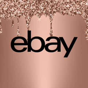eBay UK-logo i rosaguld — Roséguld æstetik Wallpapers