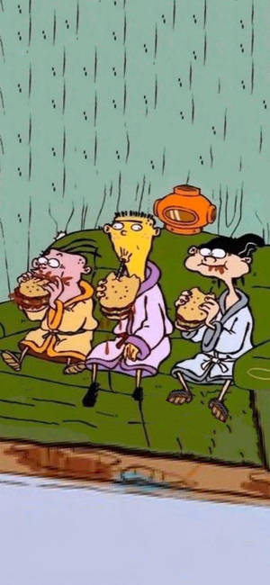 Ed Edd N Eddy overnattingsfest tapet. — iPhone 16 Pro Wallpapers