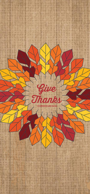 Efterårsblade På Thanksgiving iPhone Billede — iPhone X Wallpapers