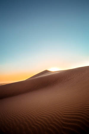 Egyptisk Ørkensolopgang Baggrund — iPad Mini Wallpapers