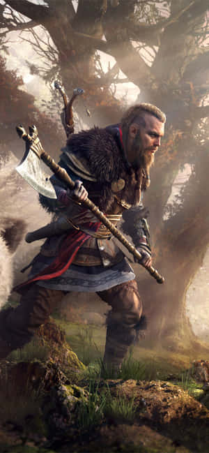 iPhone Xs Max Assassin's Creed Valhalla Baggrund — Galaxy A27 Wallpapers