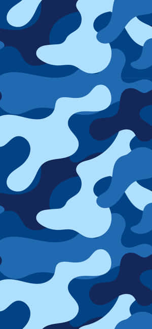 Blå Bape Camo — Galaxy A17 Wallpapers