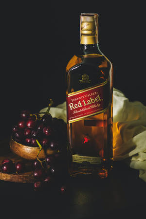 Eksklusiv Red Label Whisky med friske kirsebær — Xiaomi Pad 7 Ultra Wallpapers