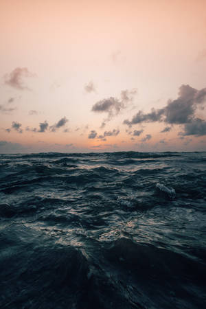 Cool iPhone Ocean Horizon Baggrundsbillede — iPhone æstetisk Wallpapers