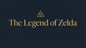 En minimalistisk typografi-baggrund til The Legend of Zelda. — Zelda Wallpapers