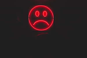 Sort rød neon — Neon Wallpapers