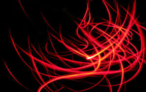 Elektrisk neonlys rød baggrund — Neon rød Wallpapers