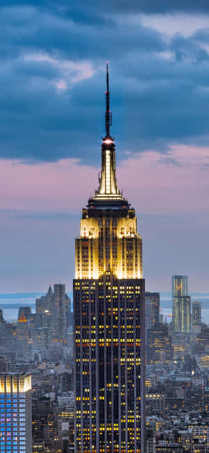 Iphone Xs Ny City Baggrund — Samsung Galaxy S20 Wallpapers